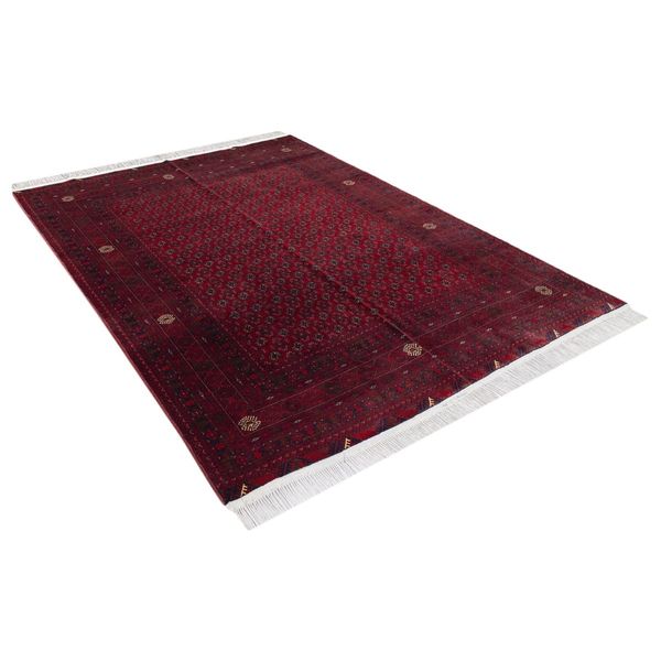 فرش دستباف شش متری طرح افغان مدل عشایری کد D02160A