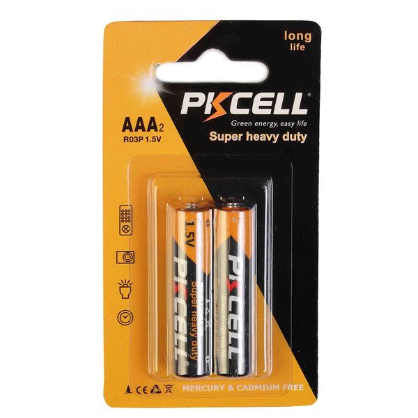 باتری نیم قلمی پیکسل مدل Super Heavy Duty بسته 48 عددی