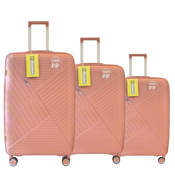 مجموعه سه عددی چمدان پرزیدنت مدل پاریس
