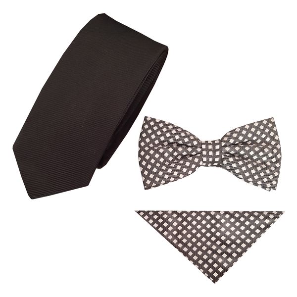 ست کراوات و پاپیون و دستمال جیب درسمن مدل 632Rt