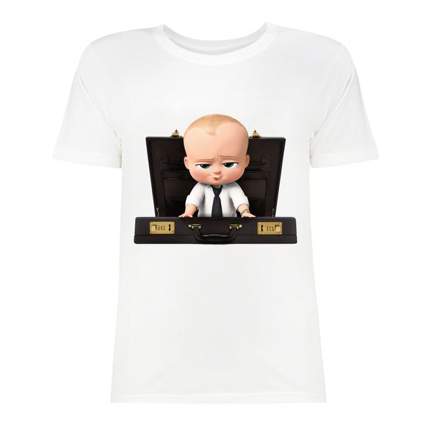 تی شرت آستین کوتاه بچگانه مدل بچه رئیس چمدونی