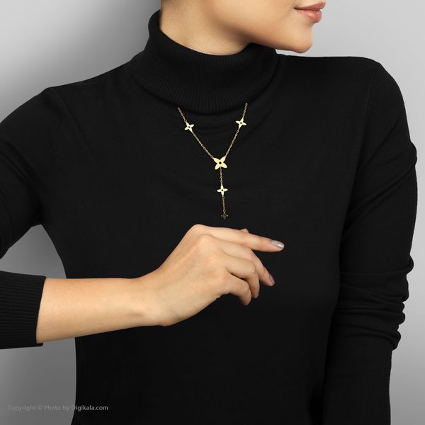 گردنبند طلا 18 عیار زنانه مایا ماهک مدل SM0446