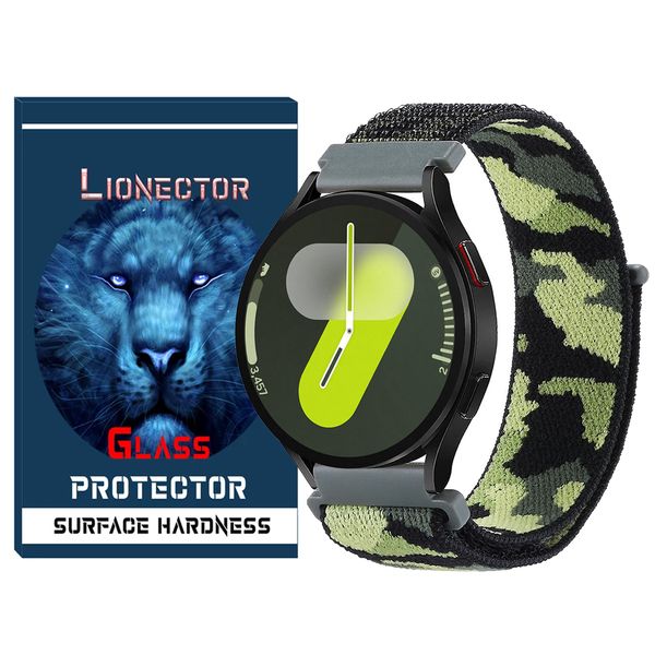 بند لاینکتور مدل Nylon Army LI مناسب برای ساعت هوشمند سامسونگ Galaxy Watch FE
