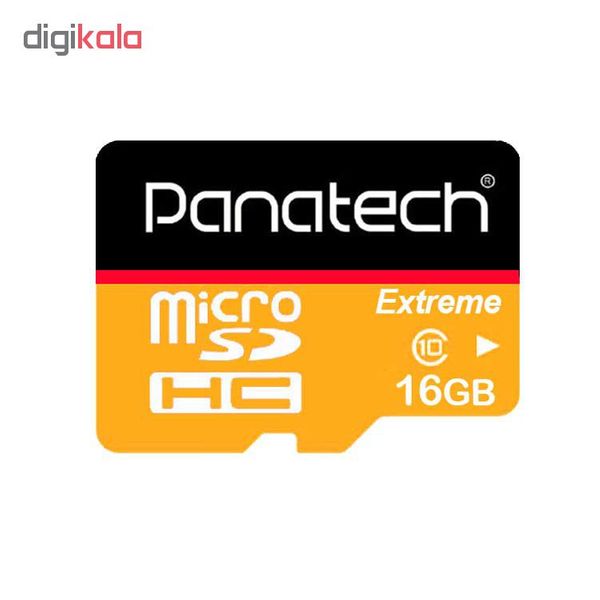 کارت حافظه microSDHC پاناتک مدل extreme کلاس 10 استاندارد سرعت 30 MBps ظرفیت 16 گیگابایت