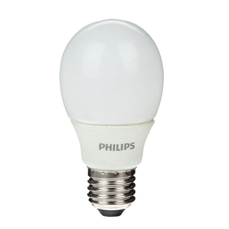 لامپ کم مصرف 5 وات فیلیپس مدل حبابی پایه E27 مجموعه 12 عددی