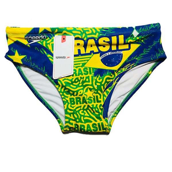 مایو مردانه اسپیدو طرح پرچم برزیل کد 1014