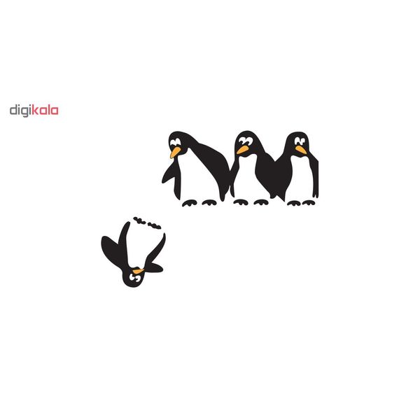 استیکر کلید پریز طرح پنگوئن ها