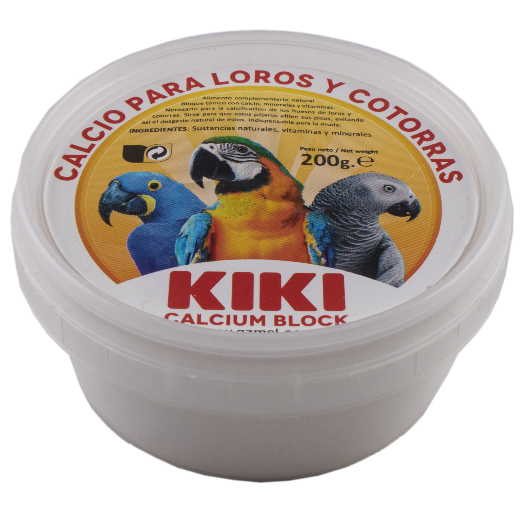 غذای کاسکو کیکی مدل CALCIUM BLOCK وزن 200 گرم 