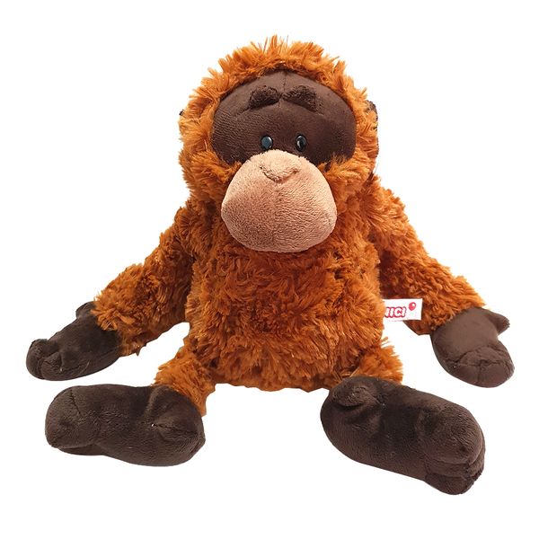 عروسک نیکی طرح میمون دست دراز کد NDS114 طول 32 سانتی متر