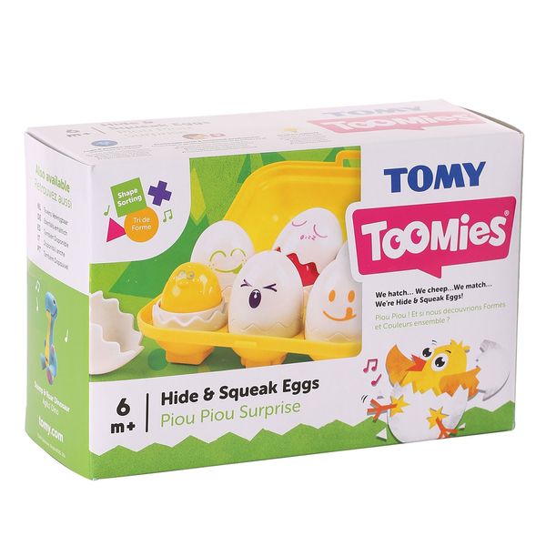بازی آموزشی تامی مدل Hide & Squeak Eggs