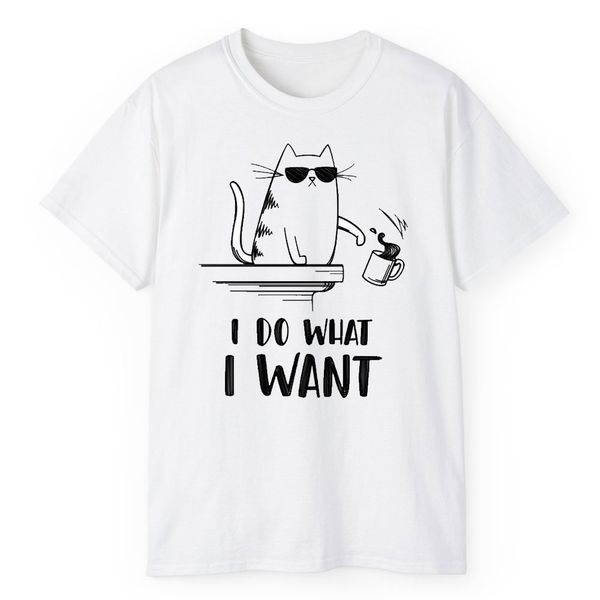 تی شرت آستین کوتاه مردانه مدل گربه کد 1882