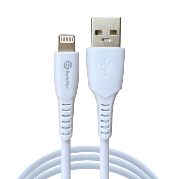 کابل تبدیل USB به لایتنینگ سولفر مدل iPhon-11 pro max به طول یک متر