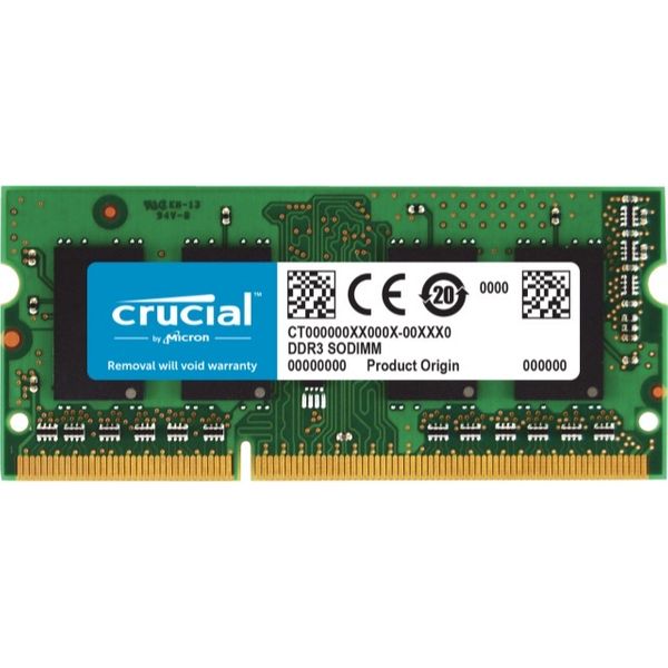 رم لپتاپ DDR3L تک کاناله 1333 مگاهرتز CL9 کروشیال مدل CT8 ظرفیت 8 گیگابایت