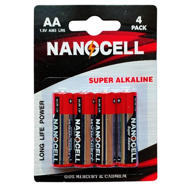 باتری قلمی نانوسل مدل ALK-4 بسته چهار عددی