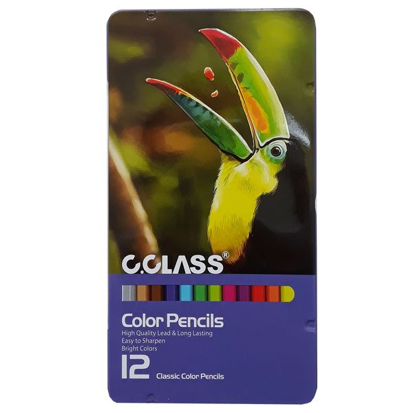 مداد رنگی 12 رنگ سی کلاس مدل PM5353 کد C2