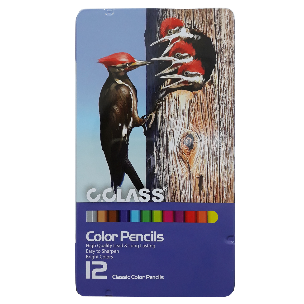 مداد رنگی 12 رنگ سی کلاس مدل PM5353 کد C3
