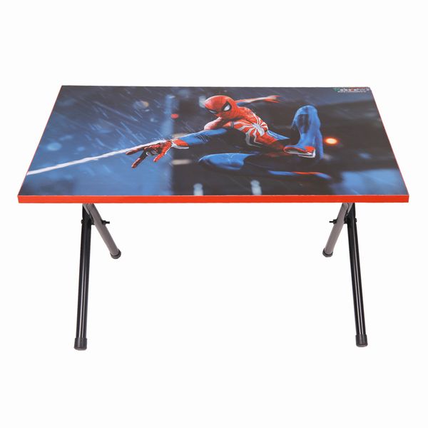 میز تحریر پایه کوتاه طرح مرد عنکبوتی (وایت بردی،تاشو،تنظیم شونده ارتفاع)