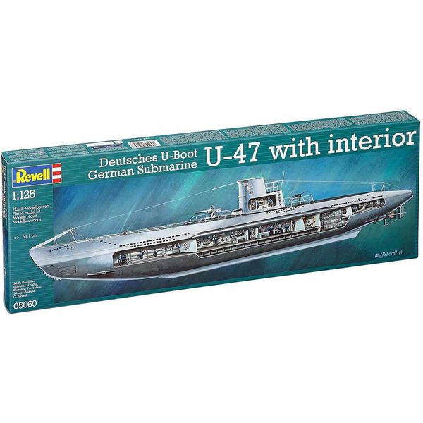 مدلسازی Revell مدل German Submarine U 47 W Interior