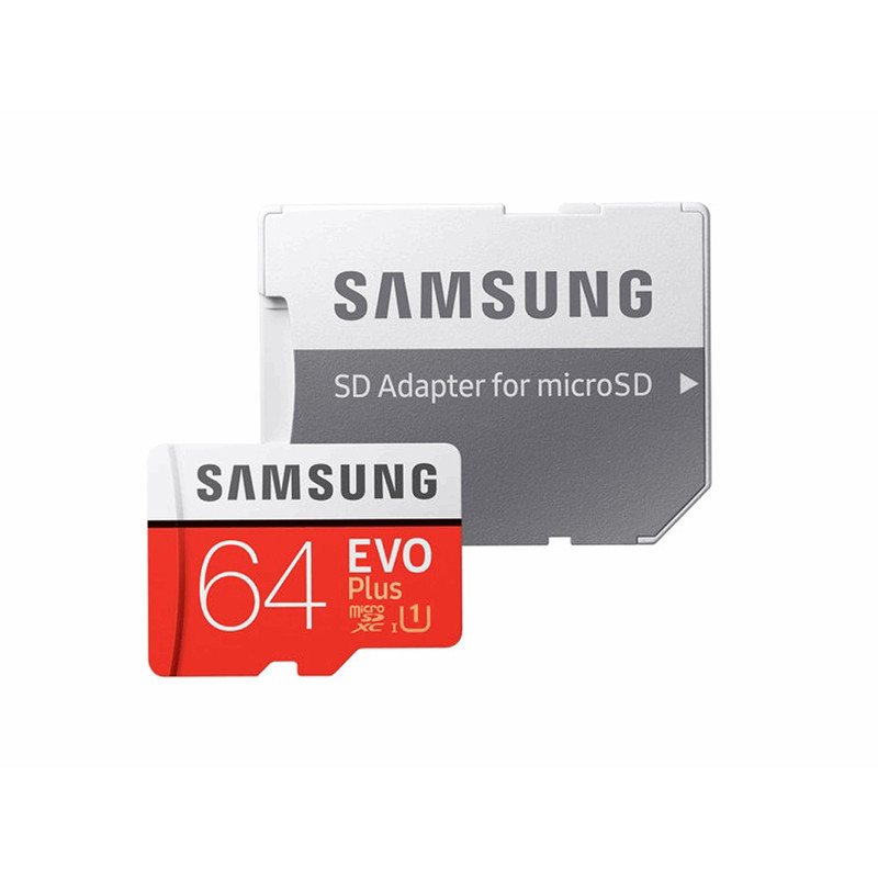 کارت حافظه microSDXC مدل EVO Plus کلاس 10 استاندارد UHS-I U1 سرعت 100MBps ظرفیت 64 گیگابایت به همراه آداپتور SD