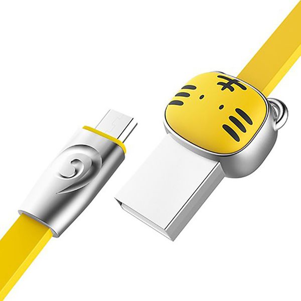 کابل تبدیل USB به MicroUSB راک اسپیس مدل Tiger به طول 1 متر