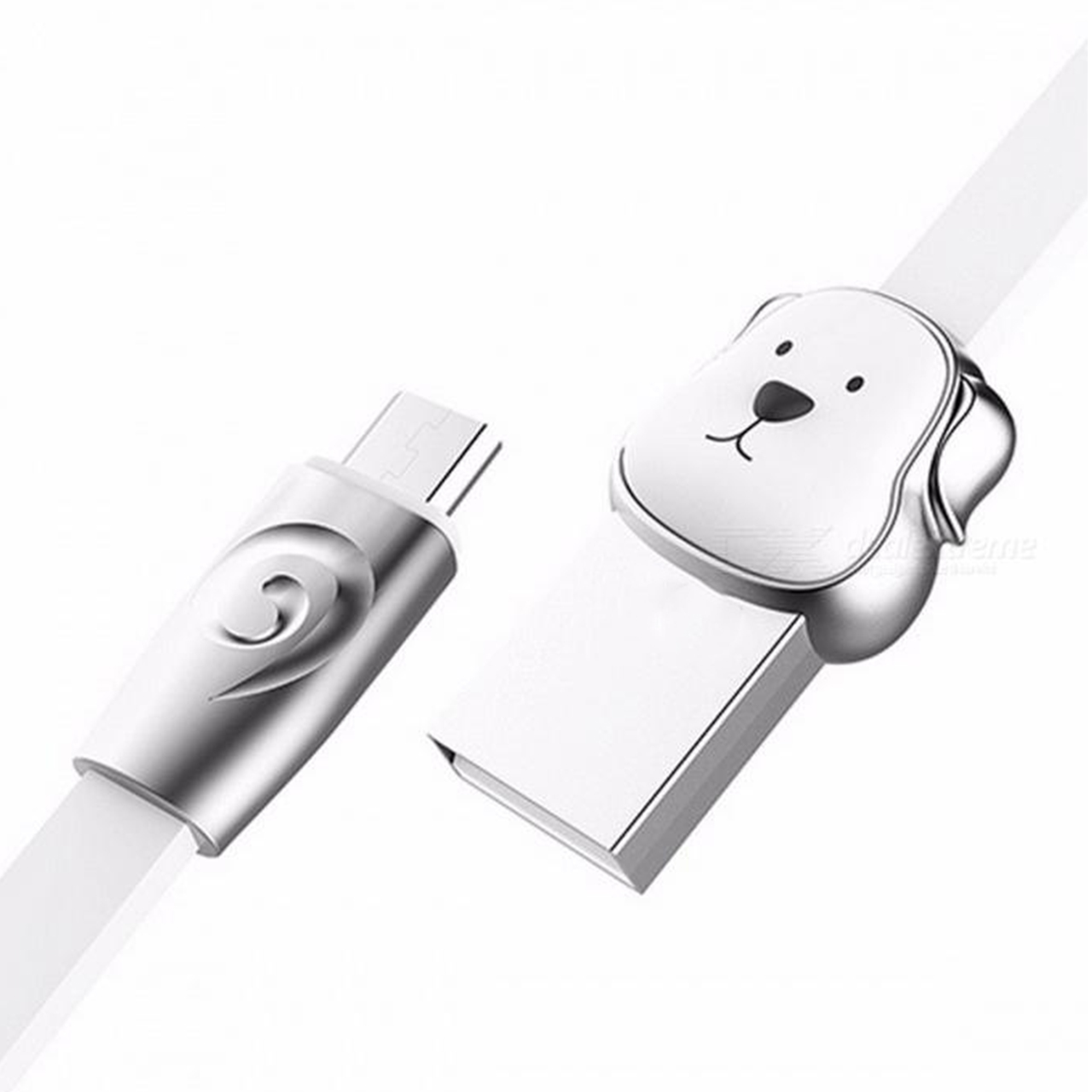 کابل تبدیل USB به MicroUSB راک اسپیس مدل Dog به طول 1 متر