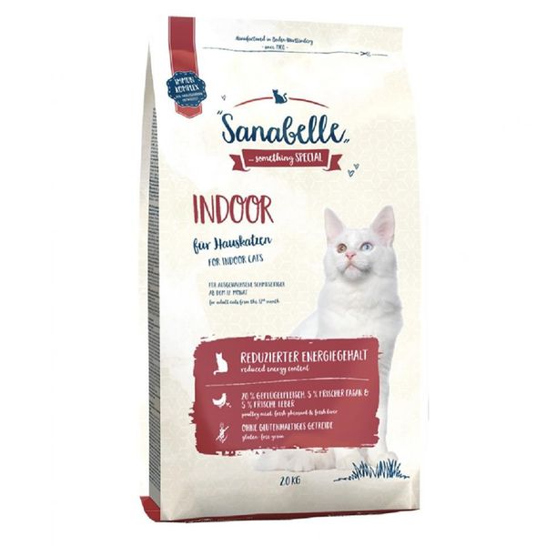 غذای خشک گربه سانابل مدل Indoor وزن 2 کیلوگرم