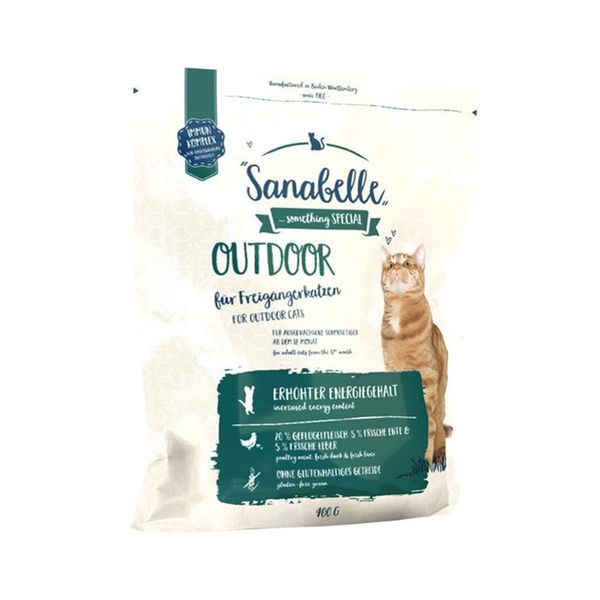 غذای خشک گربه سانابل مدل Outdoor وزن 0.4 کیلوگرم