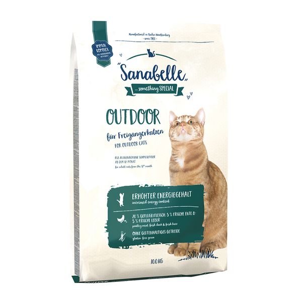 غذای خشک گربه سانابل مدل Outdoor وزن 10 کیلوگرم