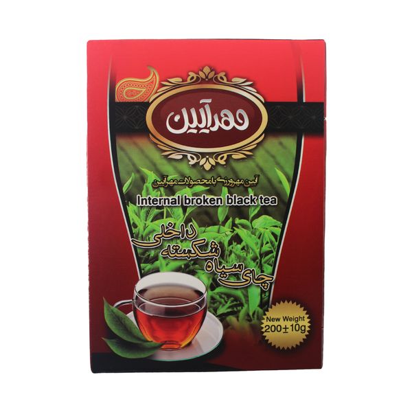چای شکسته ممتاز ایرانی مهرآیین - 200 گرم