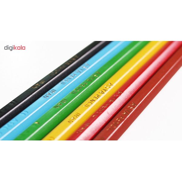 مداد رنگی 6 رنگ آسیا مدل ISMR-00014