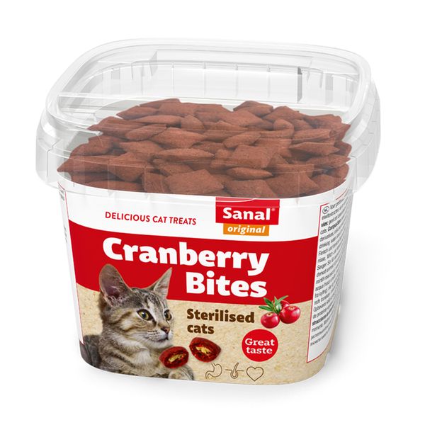 تشویقی گربه سانال مدل ویتامینه Cranberry وزن 75 گرم