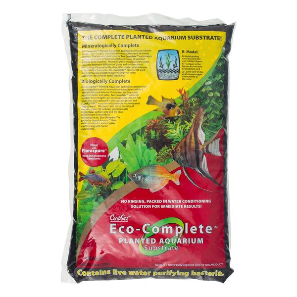 خاک آکواریوم کارائیب سی مدل eco-complete بسته 9.072 کیلوگرمی