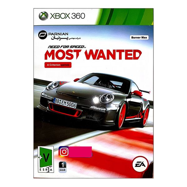 بازی Need for Speed Most Wanted مخصوص Xbox360 نشر پرنیان