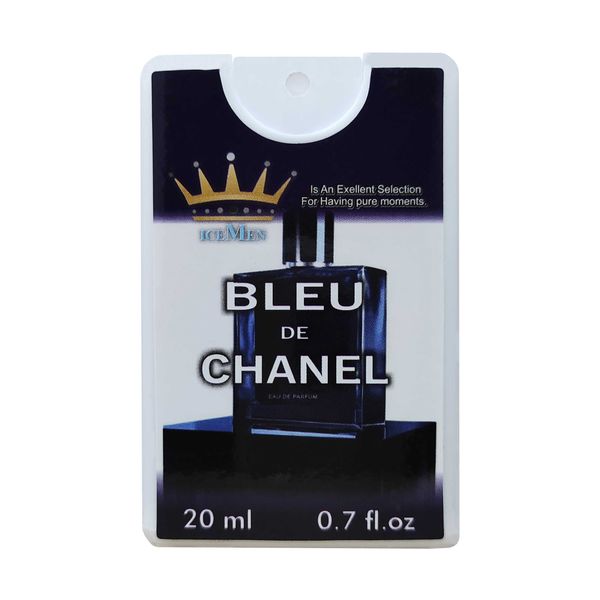 عطر جیبی مردانه آیس من مدل Bleu De Chanel حجم 20 میلی لیتر