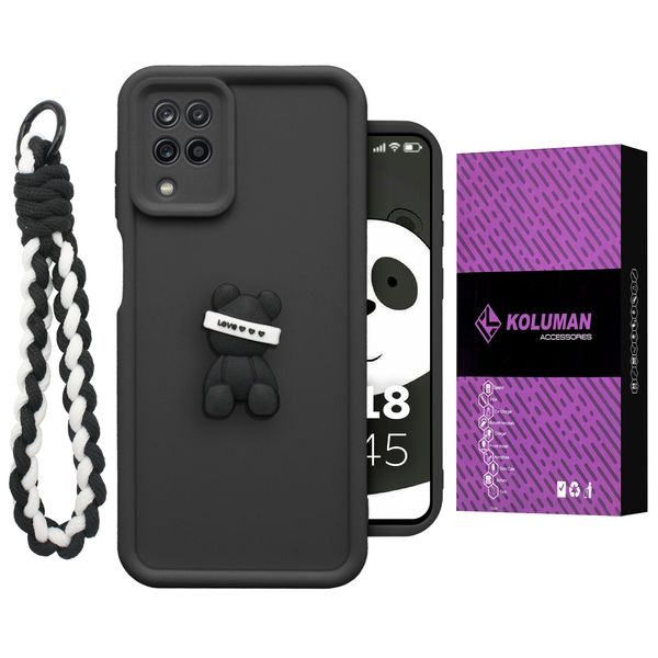 کاور کلومن مدل Hussel مناسب برای گوشی موبایل سامسونگ Galaxy A12 / M12 به همراه بندآویز