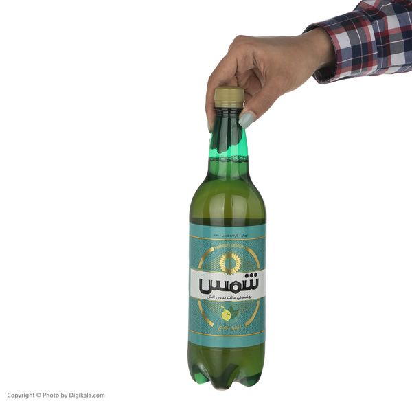 نوشیدنی مالت بدون الکل لیمو نعناع شمس - 1 لیتر بسته 6 عددی