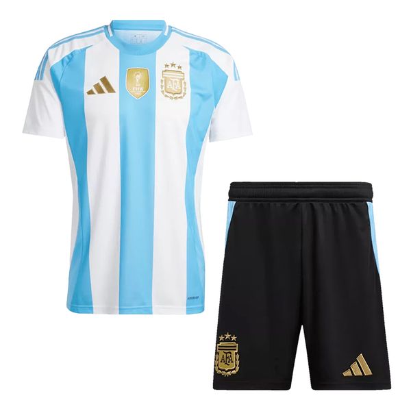 ست تی شرت و شلوارک ورزشی مردانه مدل آرژانتین Home 2024