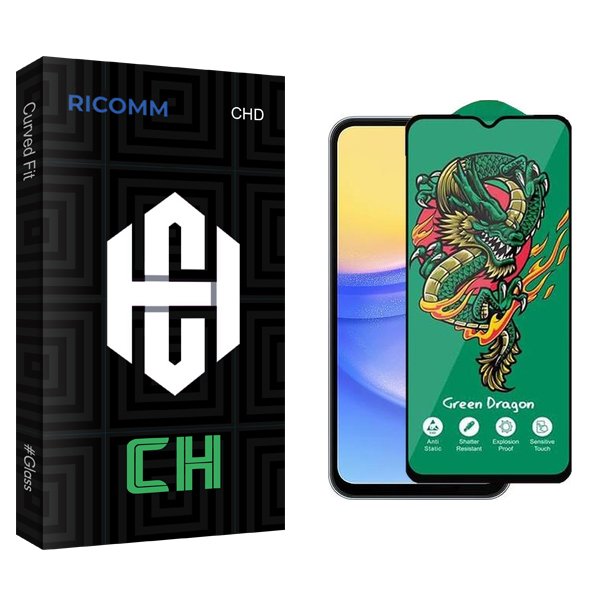محافظ صفحه نمایش ریکام مدل CH Green_Dragon مناسب برای گوشی موبایل سامسونگ Galaxy A15