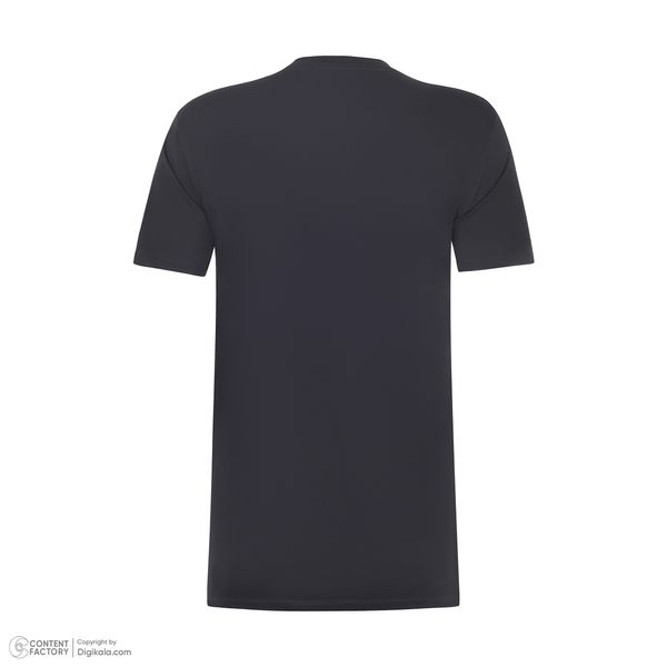 تی شرت آستین کوتاه مردانه باینت مدل 774-2 رنگ طوسی تیره