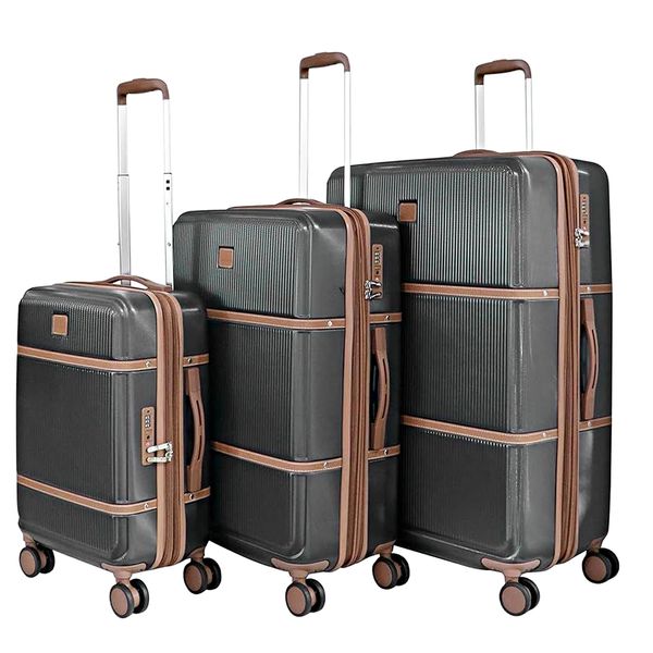 مجموعه سه عددی چمدان پیر کاردین مدل Upright