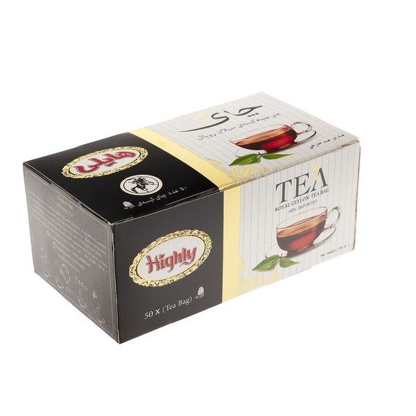 چای کیسه ای هایلی مدل رویال بسته 50 عددی