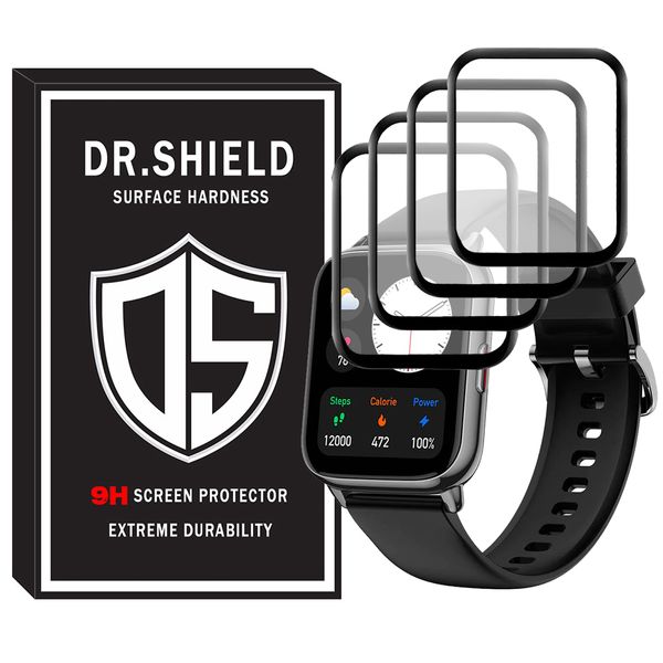 محافظ صفحه نمایش دکترشیلد مدل DR-PM مناسب برای ساعت هوشمند امیزفیت Amazfit Pop 2 بسته چهار عددی