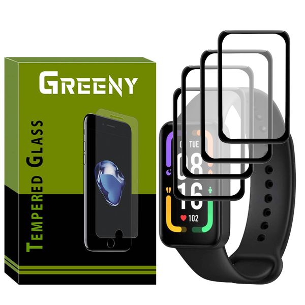 محافظ صفحه نمایش گرینی مدل GR-PM مناسب برای ساعت هوشمند شیائومی Redmi Smart band pro بسته چهار عددی
