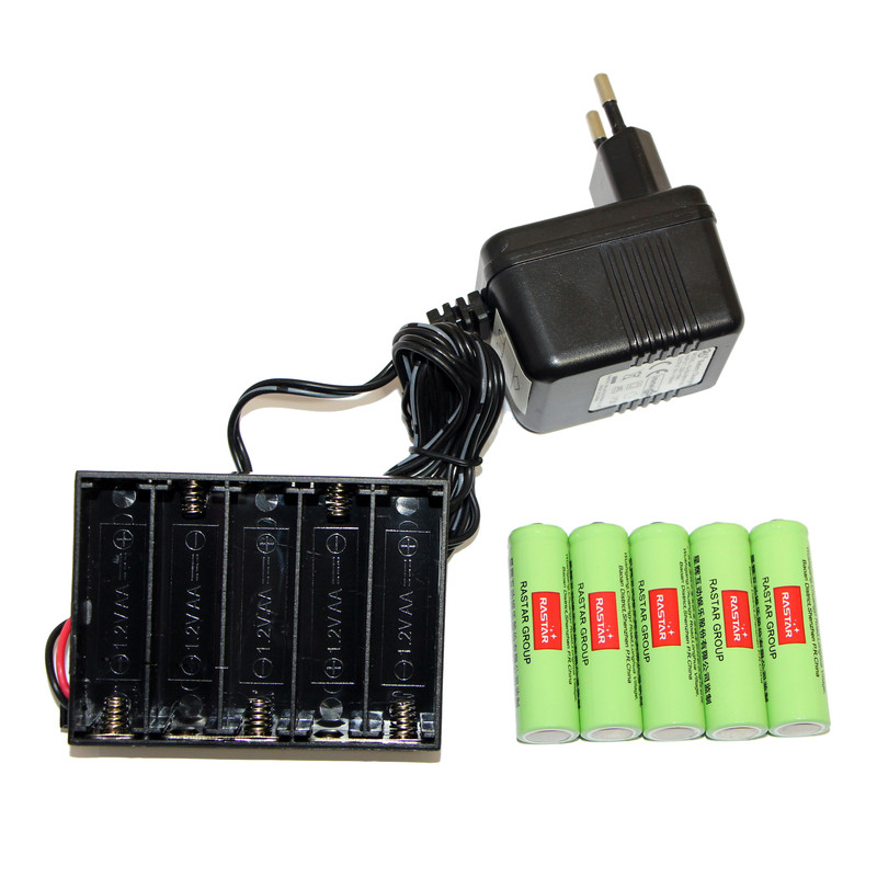 باتری قلمی رستار مدل RS-400mAh بسته 5 عددی به همراه شارژر باتری