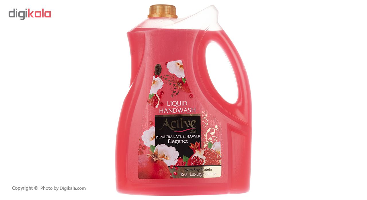 مایع دستشویی اکتیو مدل Pomegranate & Flower مقدار 3750 گرم