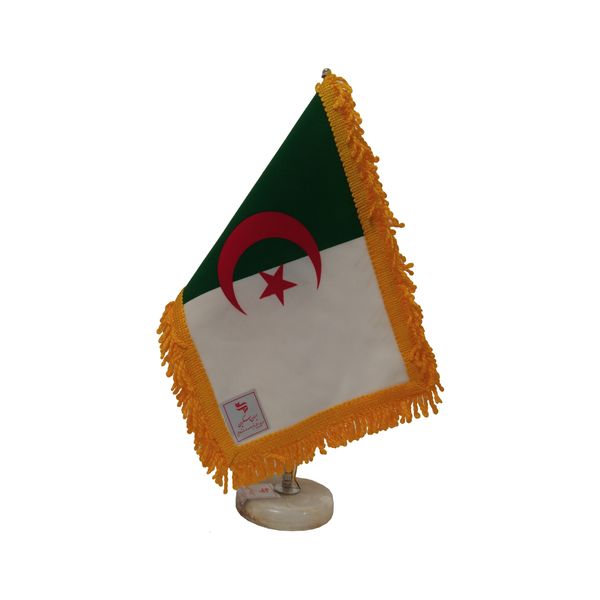 پرچم رومیزی ایران اسکرین طرح پرچم الجزایر مدل 20499
