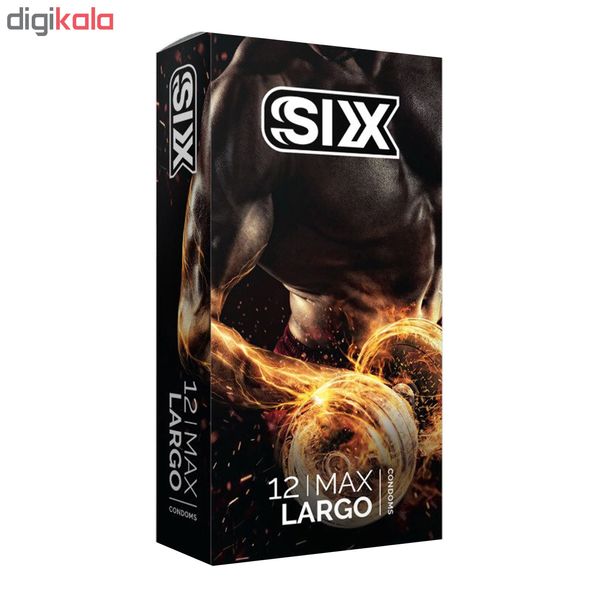 کاندوم سیکس مدل Super Largo بسته 12 عددی