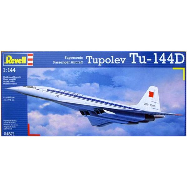 مدل‌ سازی ریول مدل Supersonic Passenger Aircraft Tupolev Tu 144D 04871