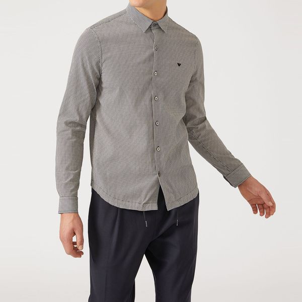 پیراهن آستین بلند مردانه امپریو آرمانی مدل 3Z1CM61NGHZ-F008