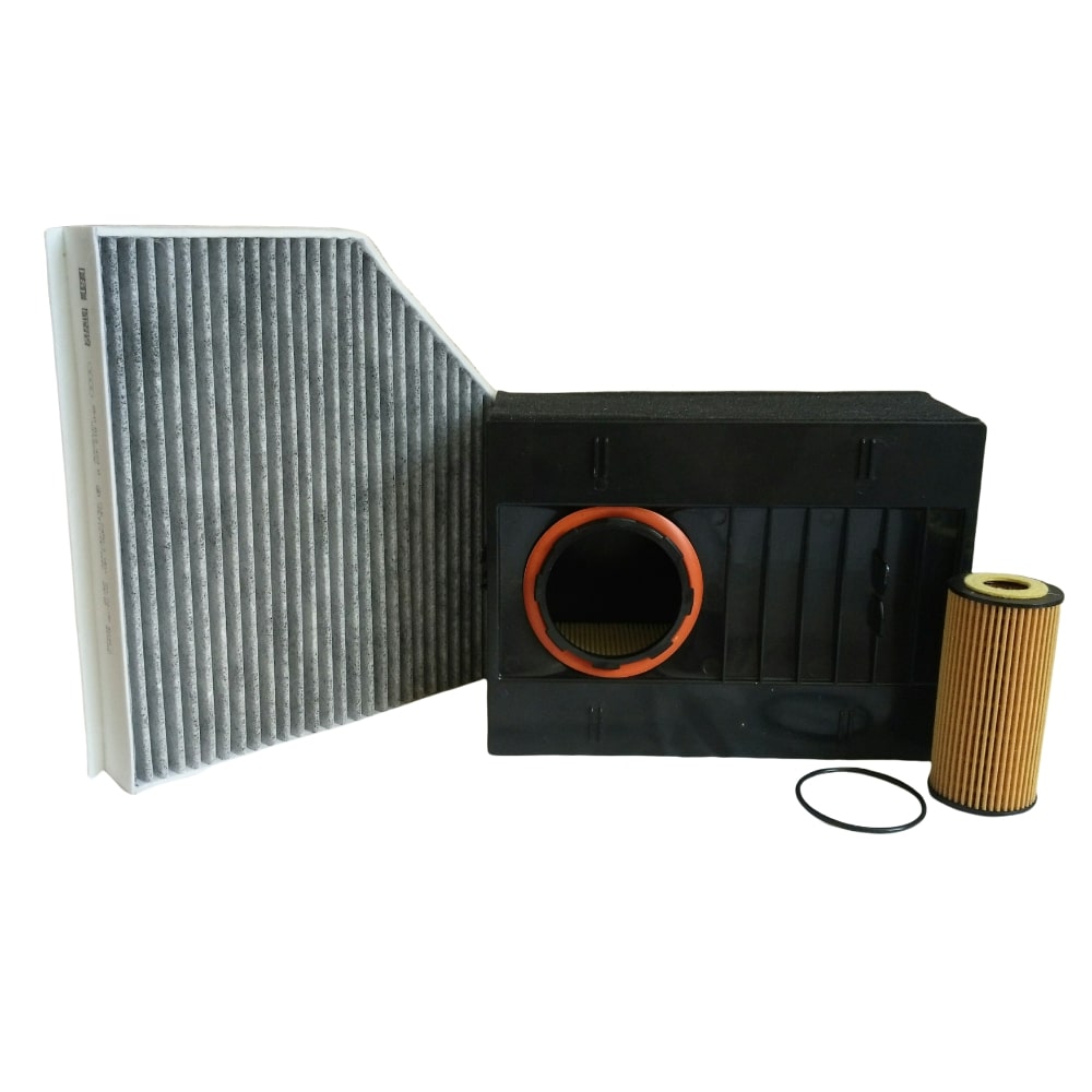 فیلتر هوا خودرو پورشه مدل EINSATZ مناسب برای پورشه ماکان به همراه فیلتر روغن و فیلتر کابین